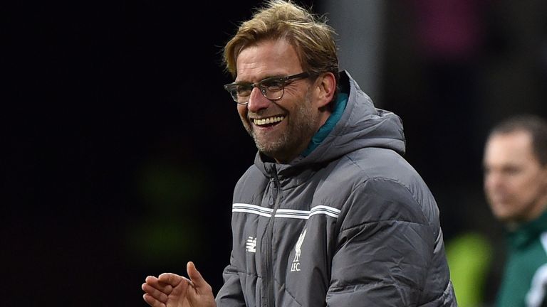 Liverpool's German manager  Jurgen Klopp reacts during the UEFA Europa League group B football match between FC Rubin Kazan and Liverpool FC