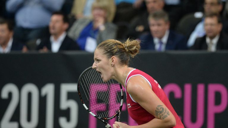 Karolina Pliskova  played a starring role as the Czech Republic defended the Fed Cup