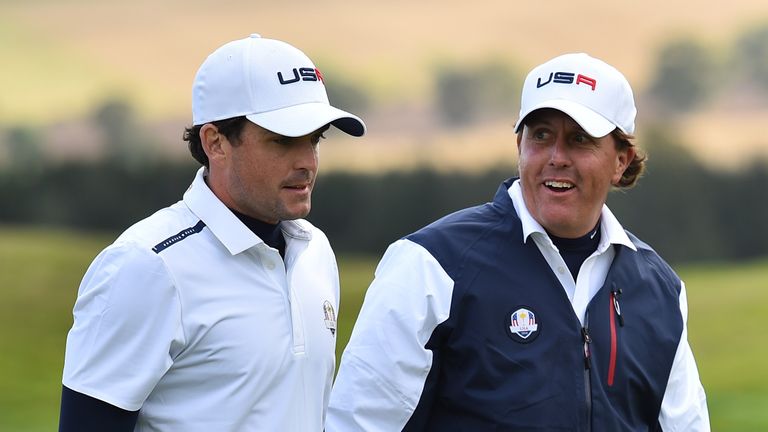 Keegan Bradley and Phil Mickelson have enjoyed a successful partnership at the last two Ryder Cups