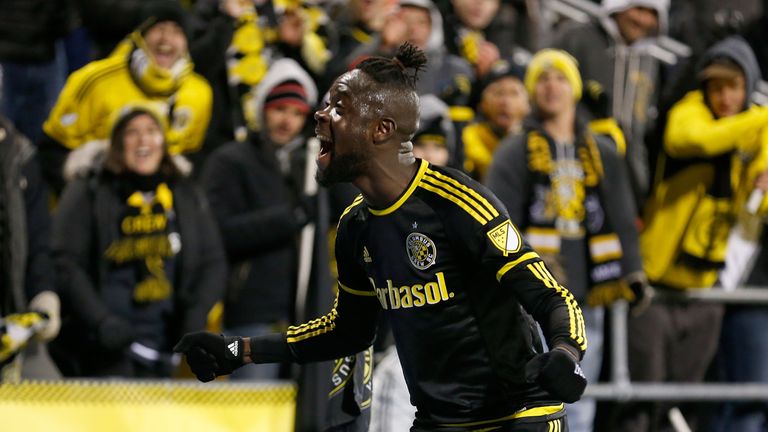 Kei Kamara of the Columbus Crew SC 