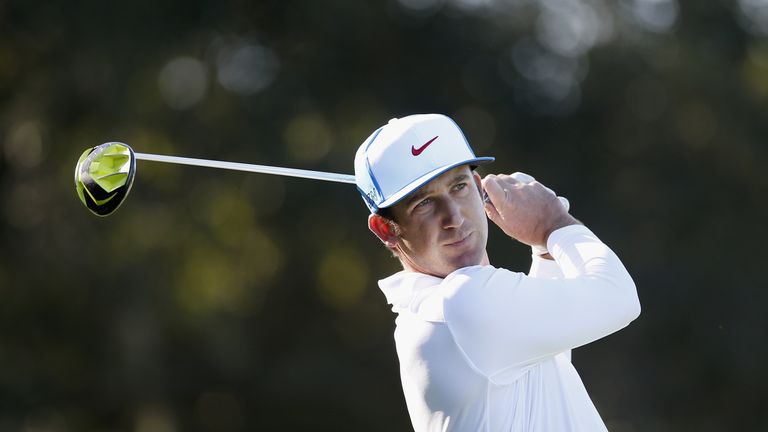 ST SIMONS ISLAND, GA - NOVEMBER 20:  Kevin Chappell tees off on the 2nd hole on the Seaside Course during the second round of The RSM Classic on November 2