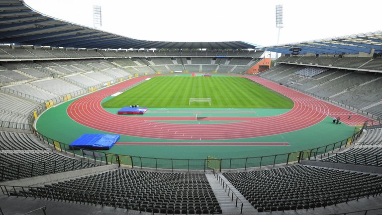 The King Baudouin stadium was set to host the international friendly