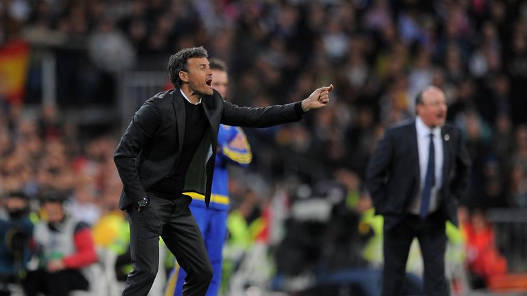 Head coach Luis Enrique hailed his Barcelona players after they beat Real Madrid 4-0 in El Clasico 