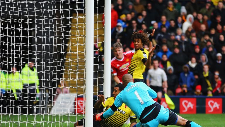 Manchester United's winning goal at Watford