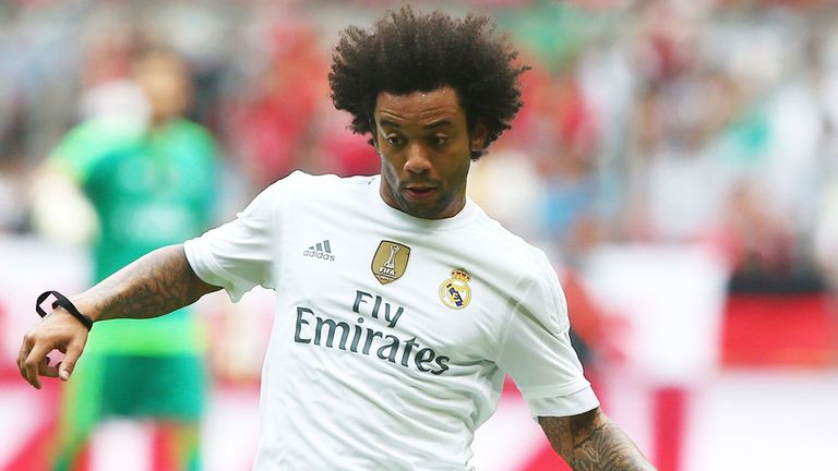 Real Madrid defender Marcelo has a thigh problem
