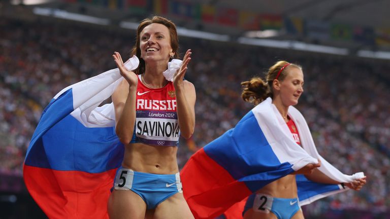 Mariya Savinova-Farnosova (left) and Ekaterina Poistogova (right) are two athletes WADA want banned for life