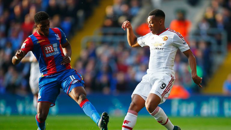 Anthony Martial: Crystal Palace targeted the Man Utd striker and held them to a 0-0 draw