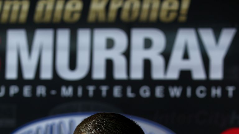 HEMMINGEN, GERMANY - NOVEMBER 18:  Martin Murray of Great Britain attends a press conference