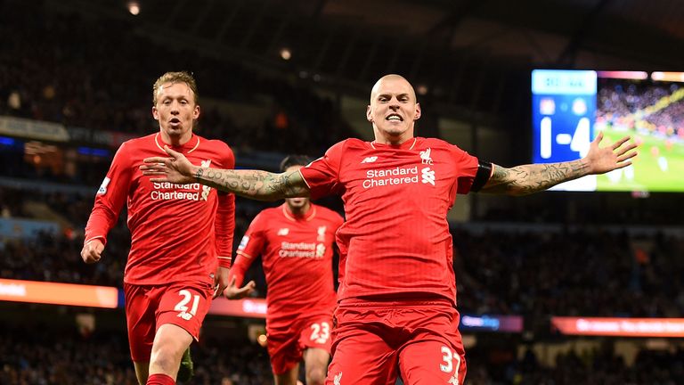 Liverpool's Martin Skrtel celebrates 