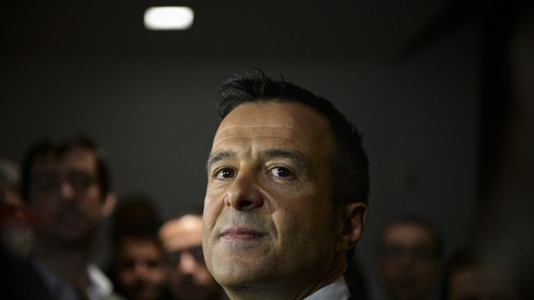 Jorge Mendes has been Cristiano Ronaldo's agent his entire professional career