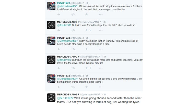 Mercedes answered fans' questions related to their Mexican GP strategy calls
