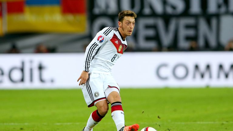 Arsenal's Mesut Oezil has been left out of the Germany squad for their friendly matches this month