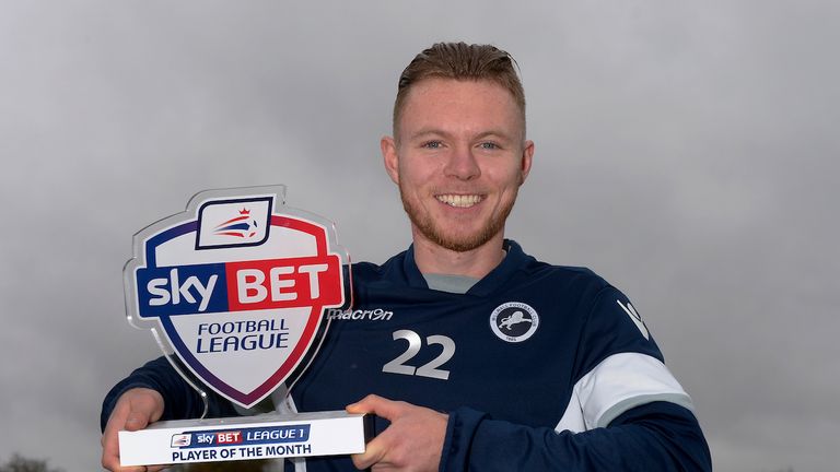 Millwall's Aiden O'Brien - Sky Bet League 1 player of the month for October