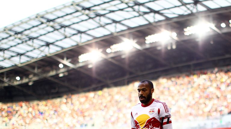 Thierry Henry played alongside Bradley Wright-Phillips for the entire 2014  season