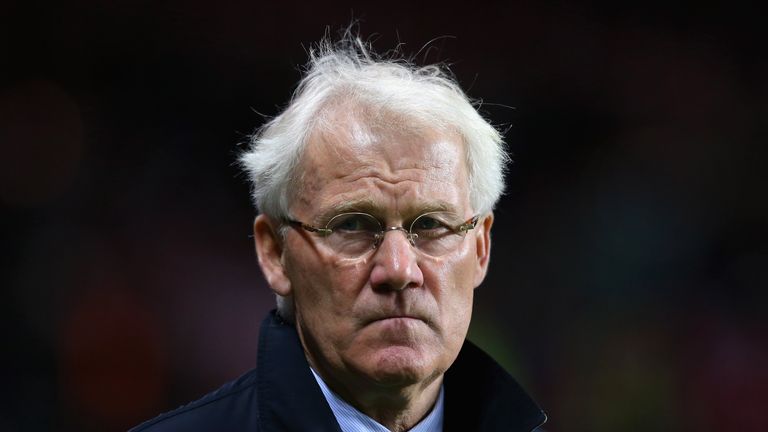 Morten Olsen the coach of Denmark 