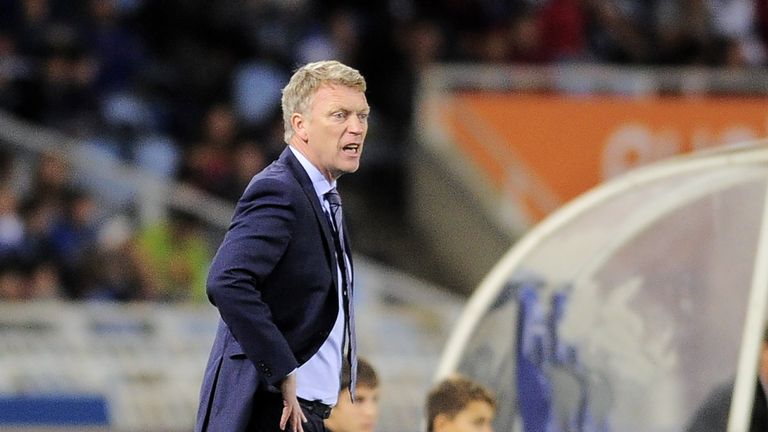 Real Sociedad's Scottish coach David Moyes 