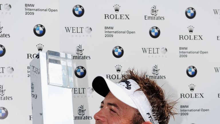 Nick Dougherty after winning The BMW International Open in Munich in 2009