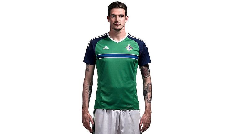 Northern Ireland's first international tournament since 1986 sees them wear this green, white and navy kit, but it hasn't gone down well with the fans.