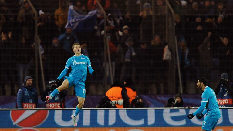 Oleg Shatov put Zenit on their way to victory over Valencia