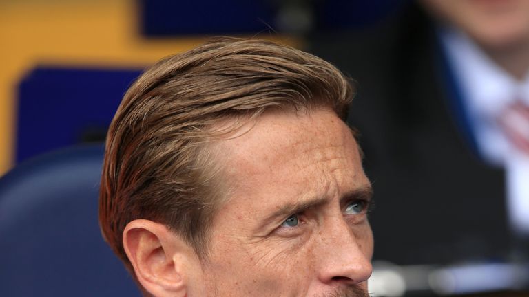 Peter Crouch has been a substitute in all 11 of Stoke's Premier League games this season