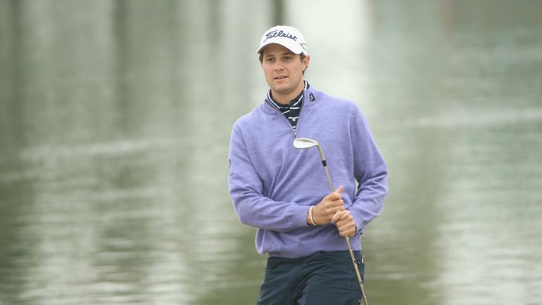 Peter Uihlein just missed out on equalling the European Tour record of eight birdies in a row