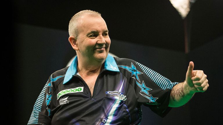 Thumbs up from Phil Taylor