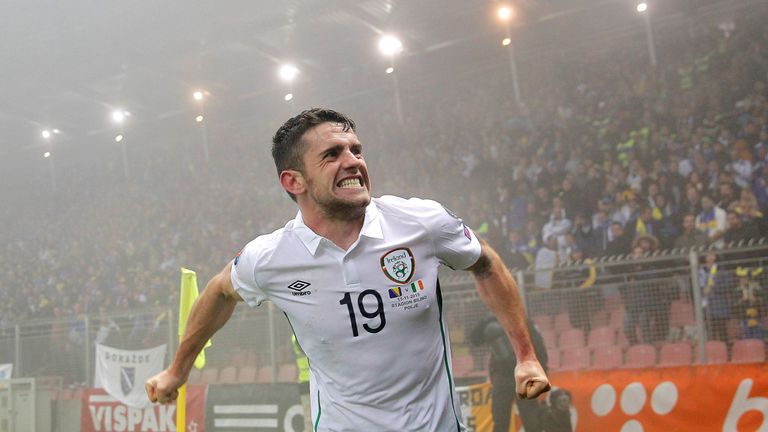 Robbie Brady scored what may prove to be a crucial away goal on Friday night in Zenica