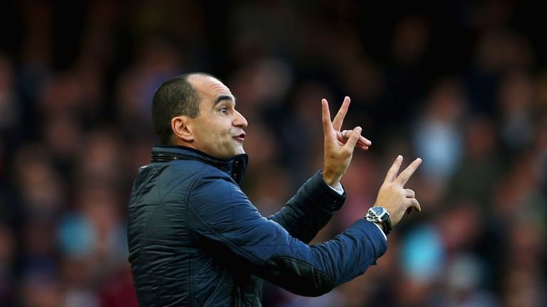 Roberto Martinez Manager of Everton