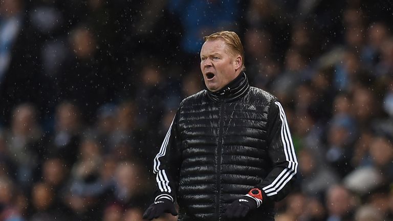 Ronald Koeman blamed his Southampton side's poor start for defeat at Manchester City