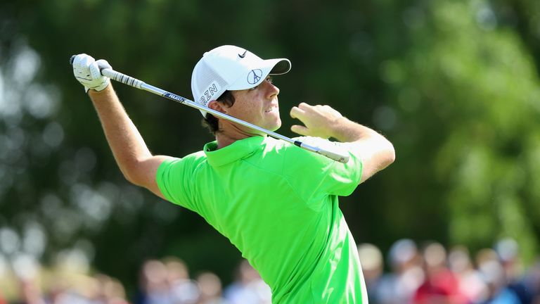 Rory McIlroy was not always on top of his game, but he dropped only one shot in round one