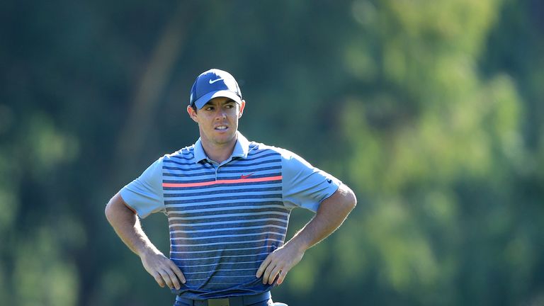 McIlroy dropped out of contention with three birdies in four holes
