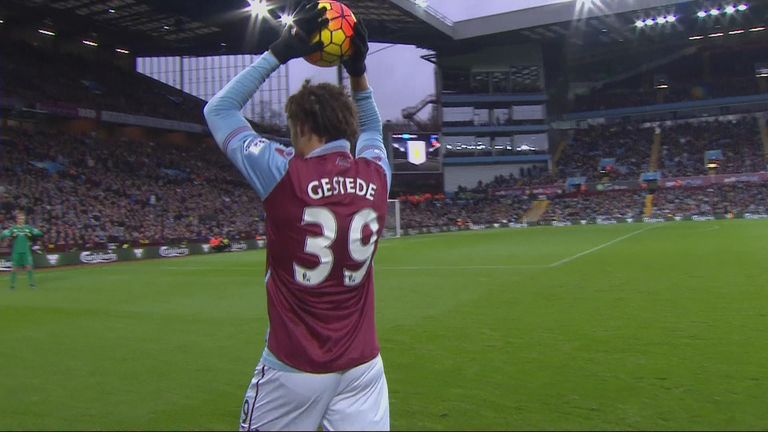 Rudy Gestede threw the ball back to Joe Hart with force, provoking the Manchester City players