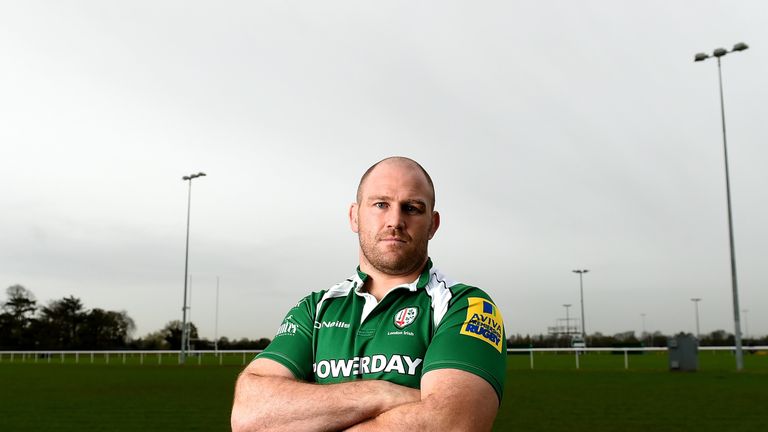 London Irish and former New Zealand World Cup-winning prop Ben Franks