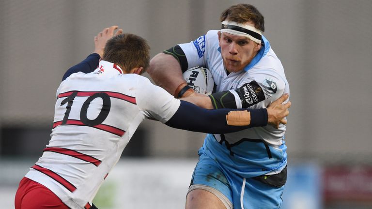 Glasgow's Chris Fusaro starts at openside flanker against Treviso
