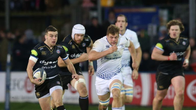 George Ford makes a break during November's 19-16 win over Leinster