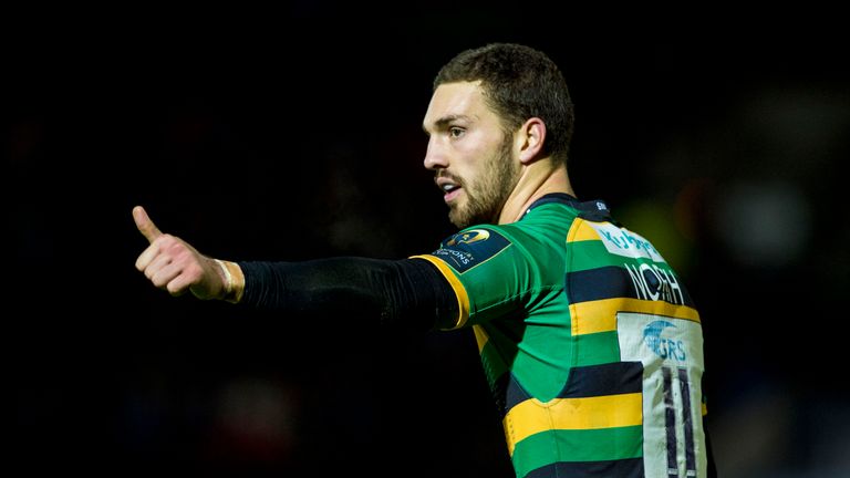  Northampton Saints and Wales wing George North