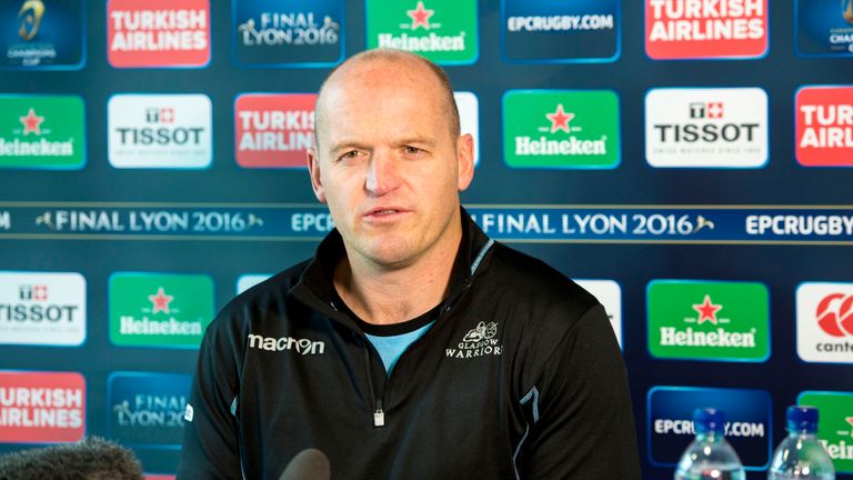 Glasgow Warriors head coach Gregor Townsend