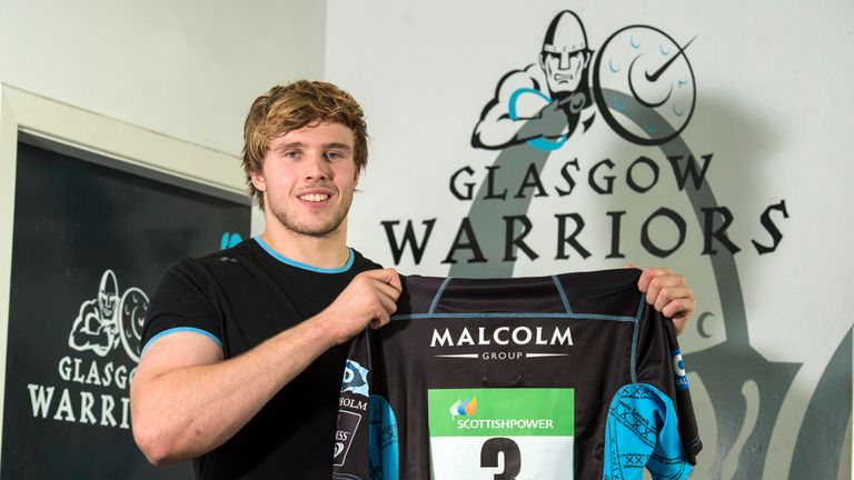 Glasgow Warriors lock Jonny Gray after signing a new three-year contract