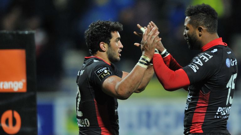 Toulon duo Maxime Mermoz (left) and Delon Armitage