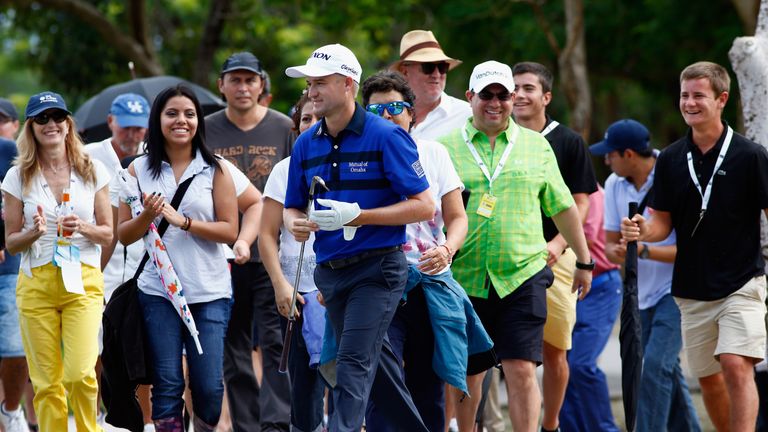 Russell Knox is tied for the lead as he bids for back-to-back victories