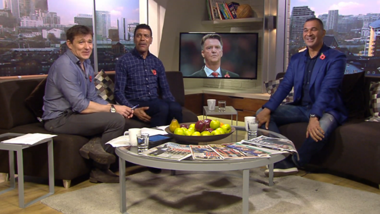 Ruud Gullit backed fellow countryman Louis van Gaal on Goals on Sunday