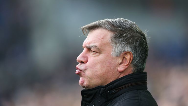 Sunderland manager Sam Allardyce watches from the sidelines
