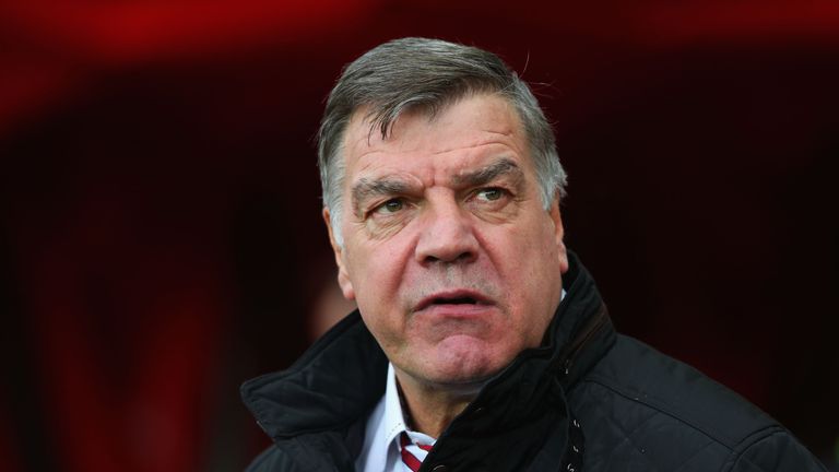Sam Allardyce, manager of Sunderland, looks on prior to the Barclays Premier League match against Southampton