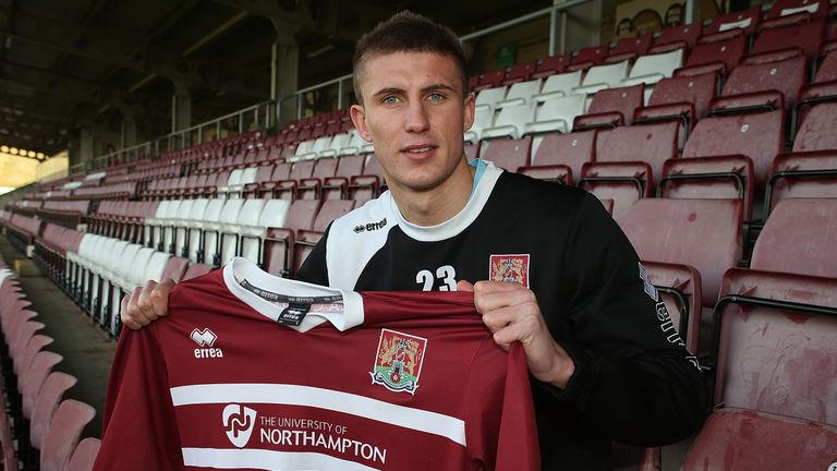 McGinty had a brief spell at Northampton Town in 2011