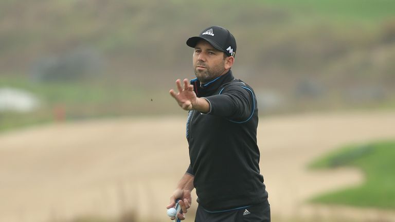 Sergio Garcia dropped three shots in two holes on the back nine