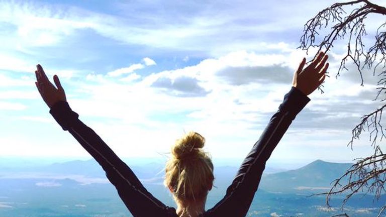 Siobhan-Marie O'Connor enjoying fresh and thin air of Arizona