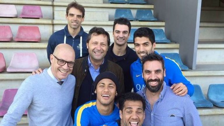 Sir Dave Brailsford, Neymar, Dani Alves, Luis Suarez, Dani Pedrosa