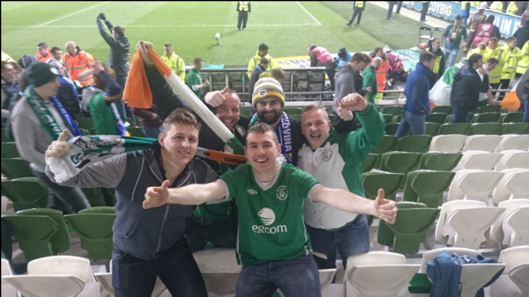 We've chosen this great image after the match from Sean and friends