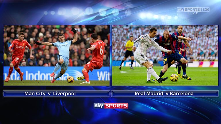 Sky Sports split screen is available this weekend