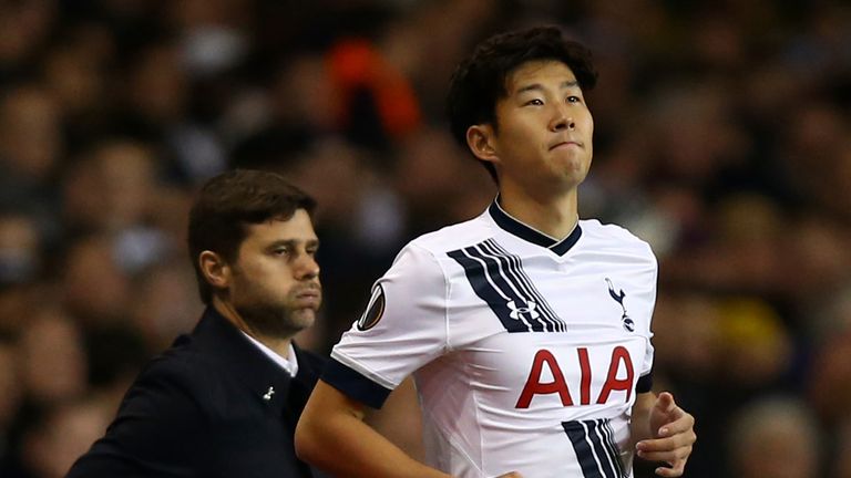 Son Heung-Min of Spurs makes his return from injury